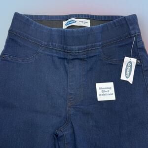 OLD NAVY Women’s 4 TALL Blue SUPER SKINNY Pull On Jeans